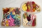 Mobile Preview: Auch unsere Palmblatt Süßigkeiten Platten sind in 3 verschiedenen Größen mit jeweils 4 Geschmacksvarianten erhältlich. Für jeden Anlass die richtige Größe.